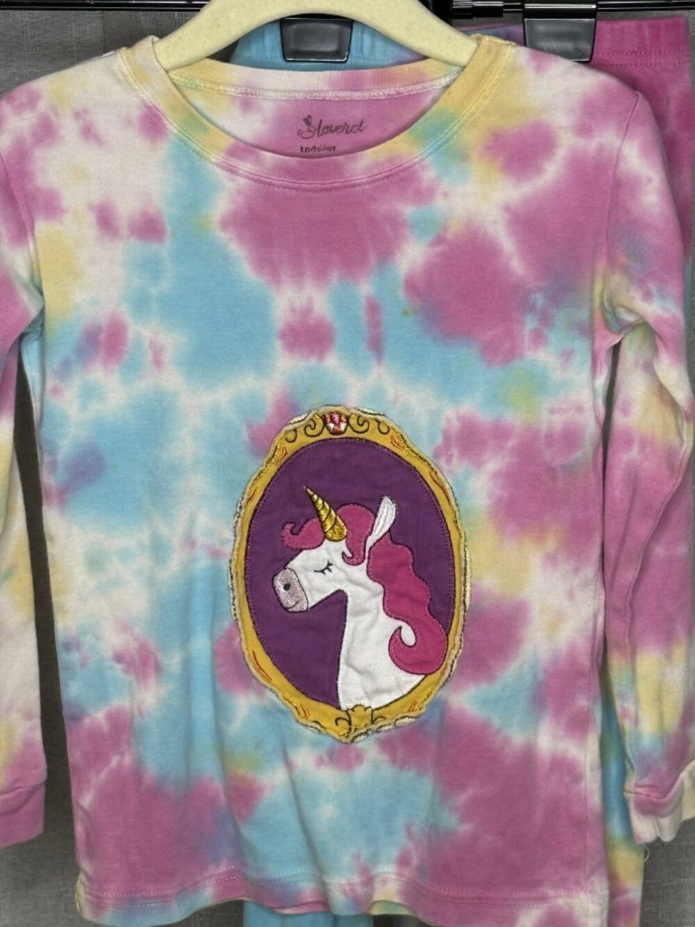 Leveret - Girls - Unicorn Long Sleeve Pajama Pants Set - Size 5 Years